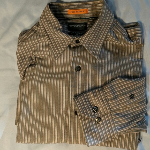 Long sleeve striped Dockers shirt - Picture 4 of 4